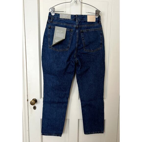 Everlane The Curvy 90s Cheeky Straight Blue Jeans High Rise Size 30 NWT - Picture 4 of 9